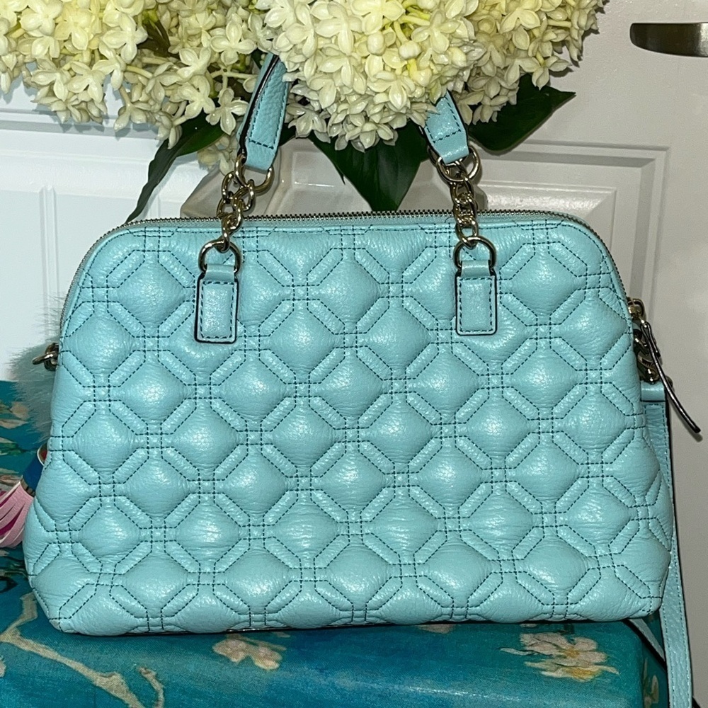 Kate Spade Astor Court Rachelle Convertable Quilted Satchel Bag W/Strap - Picture 4 of 16